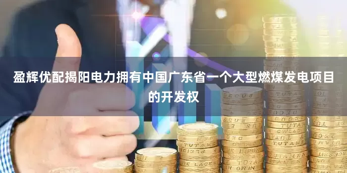 盈辉优配揭阳电力拥有中国广东省一个大型燃煤发电项目的开发权